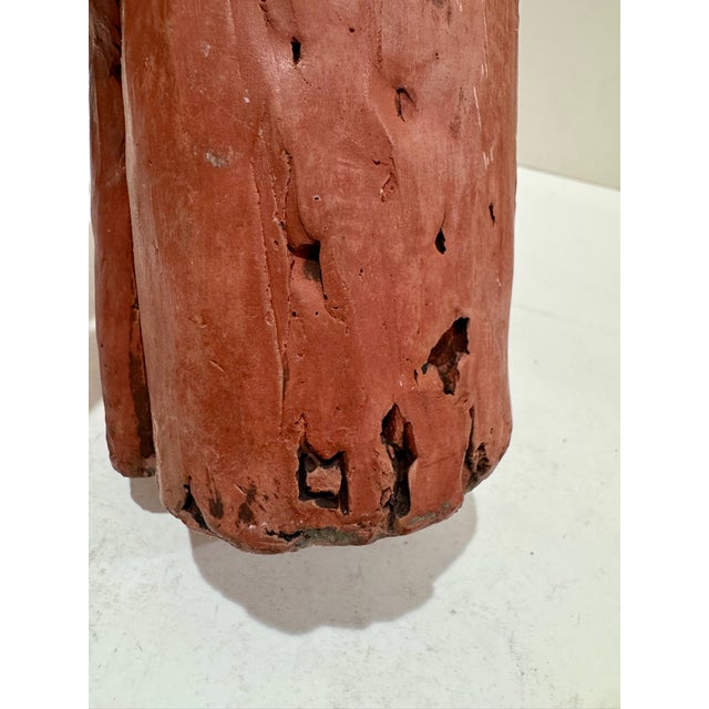 Ceramic 1960s Larry Mohr Terracotta Mother and Child FIgural Sculpture Signed From Artist Estate For Sale - Image 7 of 8