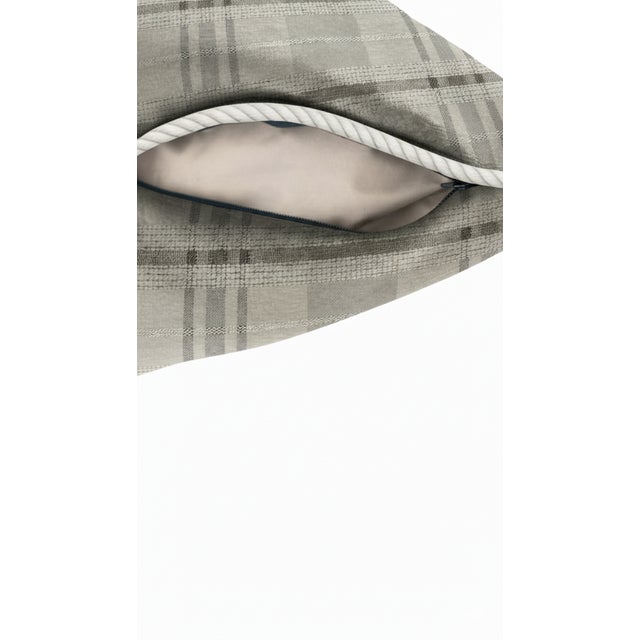 Kenneth Ludwig Chicago Roper Natural Down Filled 20x20 Pillow For Sale - Image 4 of 10