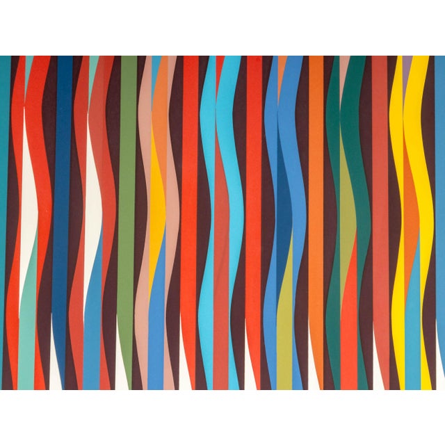 Yaacov Agam "Untitled 23" Screenprint, Circa 1980 For Sale In New York - Image 6 of 11
