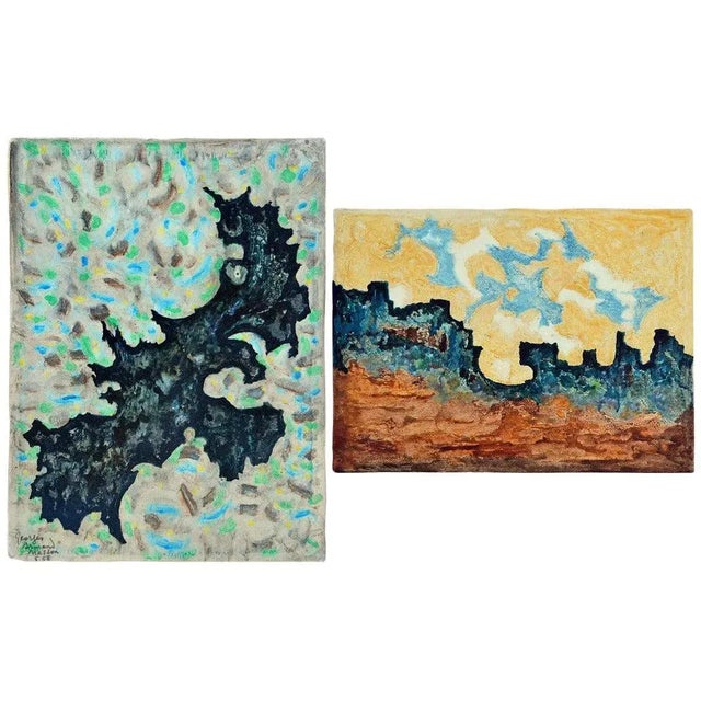 Colorful Monotypes by Georges-Armand Masson - A Pair For Sale - Image 11 of 11
