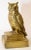 Metal Vintage Cast Brass Owl Figurine Sculpture Bookends Mid-Century Modern 1950's For Sale - Image 7 of 13