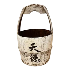 Asian Distressed White Water Bucket