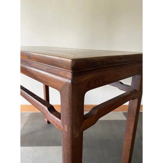 Asian Early 20th Century Qing Dynasty Console Table From Ironwood For Sale - Image 3 of 9