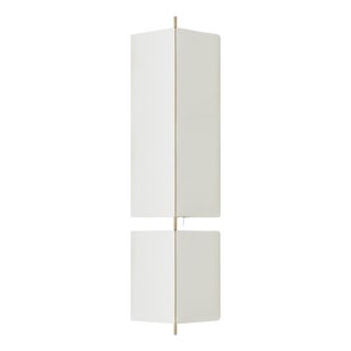 3T09 Bronze Structure and Ivory Fabric 2 Modules Wall Lamp by Neri & Hu for Cassina For Sale