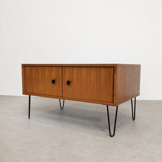 Vintage Belgian Teak Sideboard from MDK, 1960s For Sale - Image 4 of 8