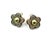 Chanel Chanel Gold CC Ivory Daisy Flower Piercing Earrings, A Pair For Sale - Image 4 of 6