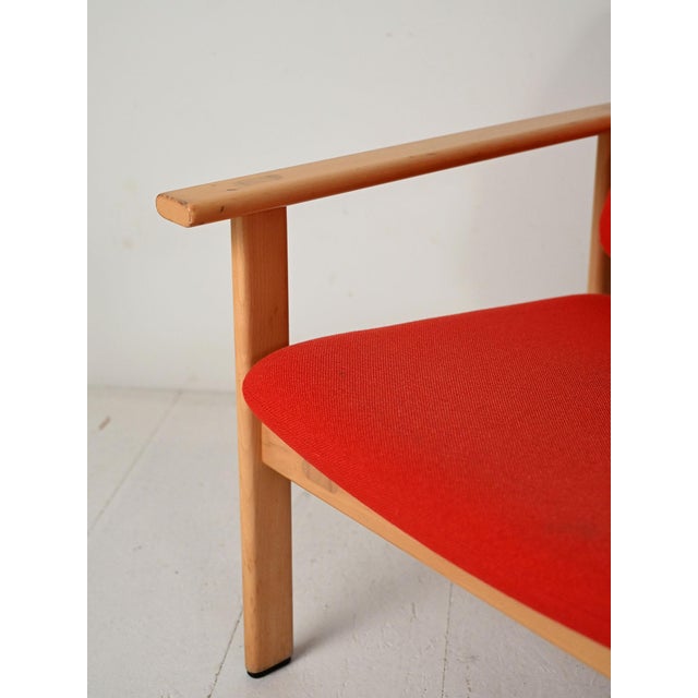 Wood Danish Armchairs attributed to Fritz Hansen, 1960s, Set of 2 For Sale - Image 7 of 12