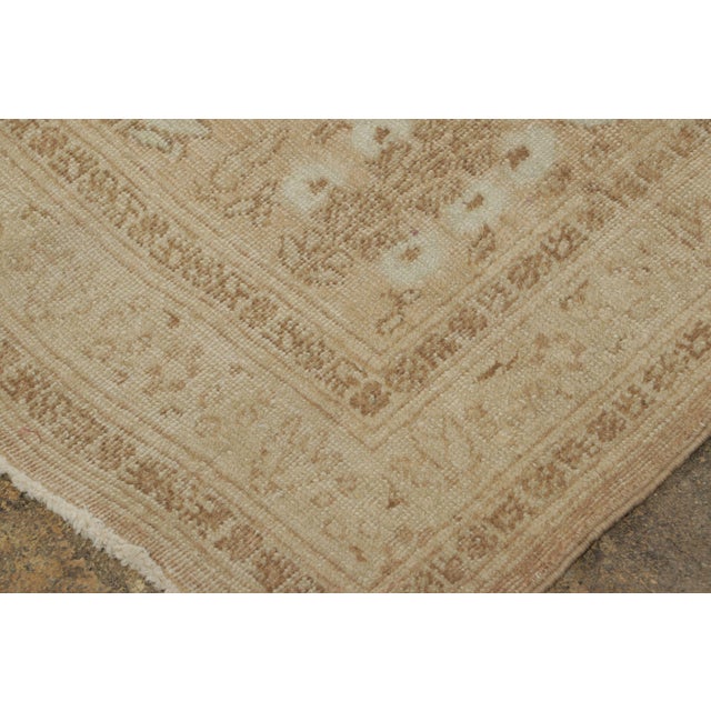 Early 19th Century Antique Persian Tabriz Rug With Dense Floral Patterns in Beige - Rug & Kilim For Sale - Image 5 of 7