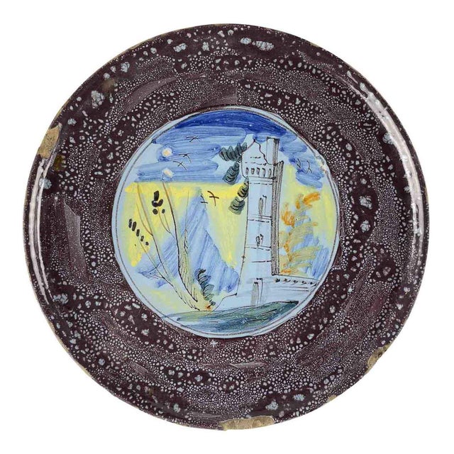 Decorated Stand on a 1700 Berrettino Background For Sale - Image 6 of 6