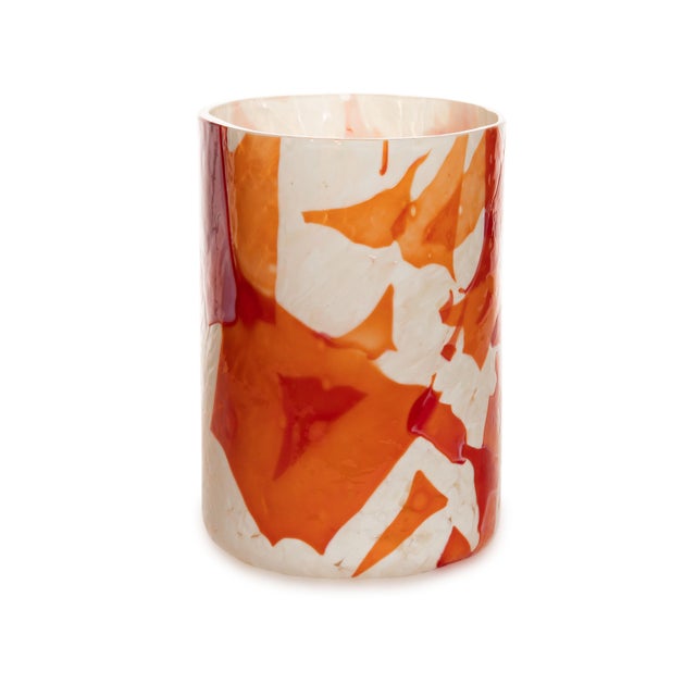 Not Yet Made - Made To Order Stories of Italy Nougat Tumblers - Red, Set of 6 For Sale - Image 5 of 7