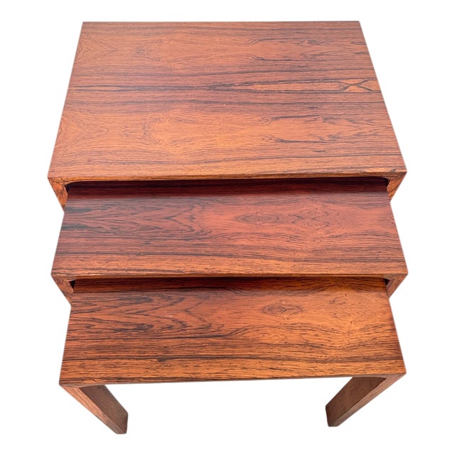 Mid-Century Nesting Side Tables from Renz, 1960s, Set of 3 For Sale