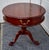Pennsylvania House Mahogany Drum Table Vintage Pedestal Ball Claw Feet Side For Sale - Image 10 of 15