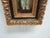 Wood 1980s French Victorian Style Maltese Dog Gold Gilt Carved Frame Art For Sale - Image 7 of 9