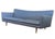 Blue Vintage Paul McCobb Pagoda Blue Fabric Mid Century Modern Sofa For Sale - Image 8 of 8