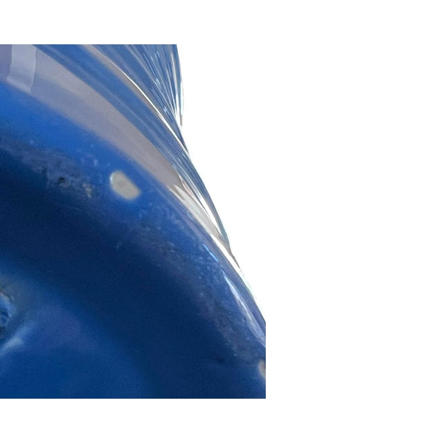 Bauer Vintage Mid Century Modern Ceramic Bauer Step Blue Planter #8 Los Angeles For Sale - Image 4 of 6