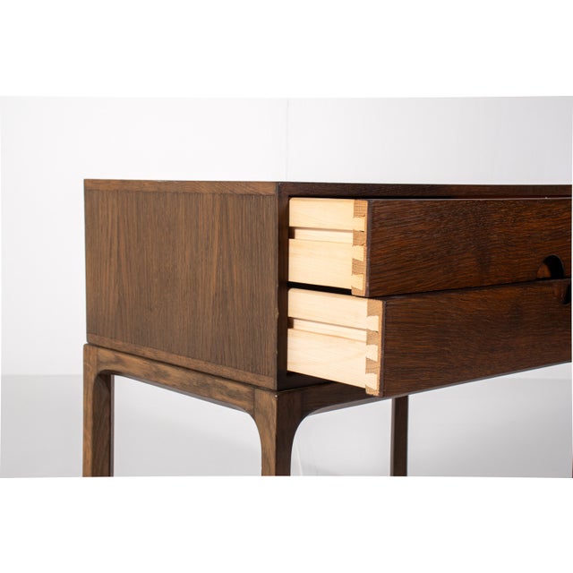 Danish Modern Console Table and Mirror by Kai Kristiansen for Aksel Kjersgaard, 1950s, Set of 2 For Sale - Image 14 of 16