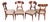 Biedermeier Chairs in Walnut, Austria, 1830s, Set of 4 For Sale
