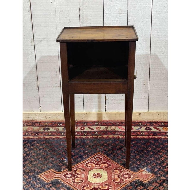 Antique Bedside Table in Cherrywood, 1800s For Sale - Image 12 of 12