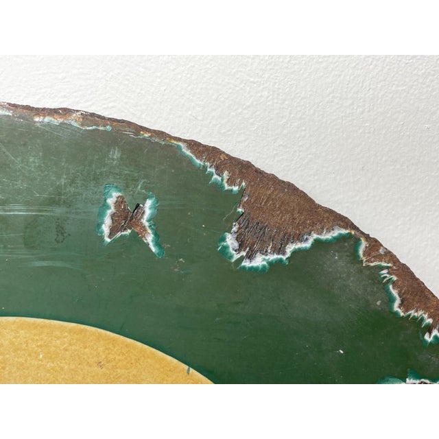 Original 1940's Mid Century Southern Railway Enamel Target Sign “Dover Priory” – British Railwayana For Sale - Image 11 of 12