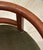 Petite Scale Mid-Century Italian Walnut Horseshoe Rail Back Armchairs - A Pair For Sale - Image 14 of 18