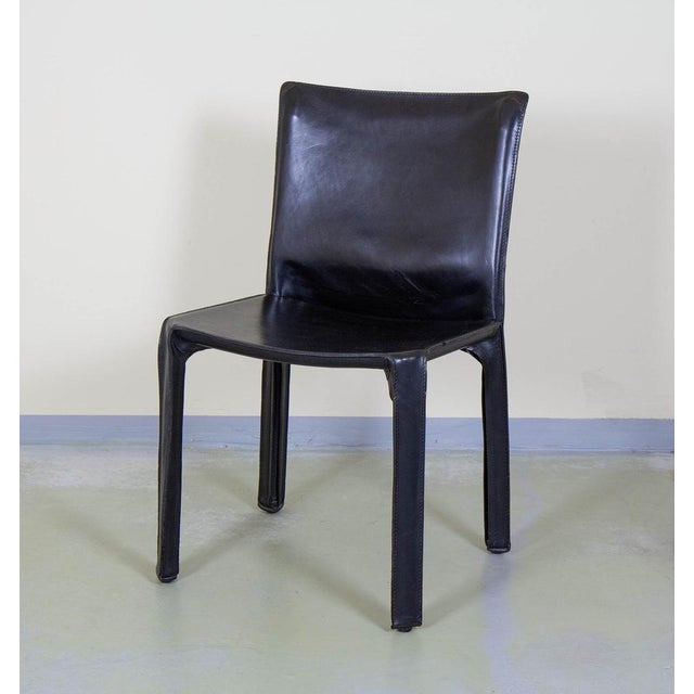 1980s CAB 412 Chairs by Mario Bellini for Cassina, 1980s, Set of 2 For Sale - Image 5 of 11