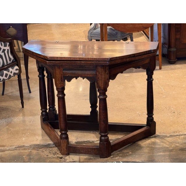Early 19th Century Charles II Oak Gate-Leg Table For Sale - Image 6 of 15
