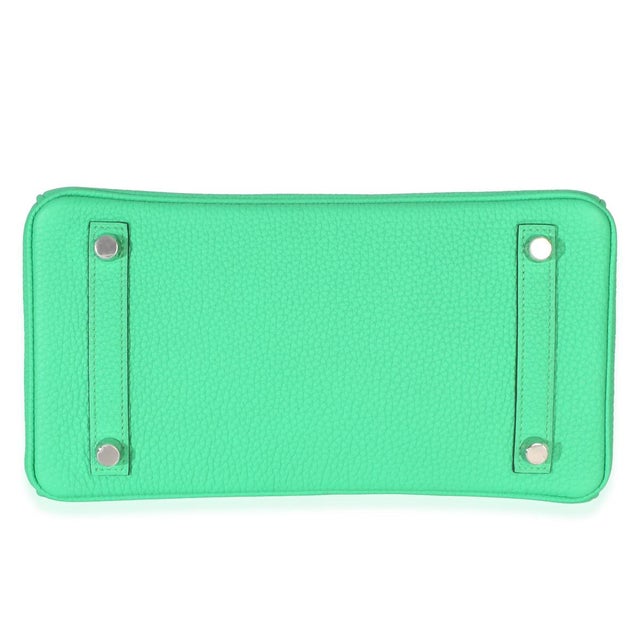2020s Vert Comics Togo Birkin 25 PHW For Sale - Image 5 of 10