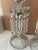Glass Pair of Late 20th Century Baccarat Style Crystal HurrIcane Candle Holders For Sale - Image 7 of 8