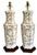 Offering a pair of extra large Early 20th Century reticulated Blanc De Chine porcelain table lamps with interior lights....