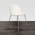 This mid-century modern dining chair blends upholstered curves with sleek industrial legs. It has an ergonomic design for...