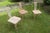 Art Nouveau Bistro Garden Chairs from Tolix, Set of 3 For Sale - Image 11 of 11