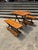 Fantastic set! Form and function. Solid and heavy bamboo table and matching benches. Comfortably seats 4. Sturdy. Each...