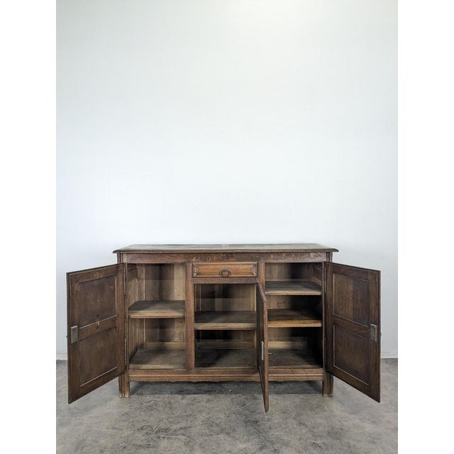 Oak Sideboard in the style of Dudouyt For Sale - Image 5 of 10