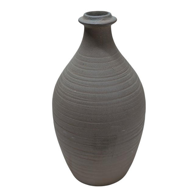Mid-Century Modern 1960s Mid Century Modern Ceramic Vase by Toyo For Sale - Image 3 of 5