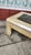 Animal Skin Vintage Distressed Leather Coffee Table For Sale - Image 7 of 12