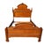 Victorian 1990s Lexington Carved Victorian Mansion Oak Bed - Queen Size For Sale - Image 3 of 16