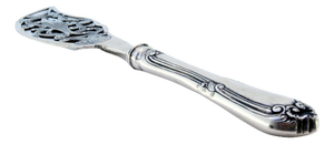 Silver Fish Knife with Central Fish Figure and Crimped Handle