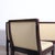Beautiful and elegant set of 6 Italian-made dining chairs, dating back to the 1960s. The chairs are distinguished by a...