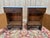 Art Deco Nightstands in Exotic Wood Veneer with Marble Tops, Set of 2 For Sale - Image 3 of 9