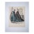 Les Modes Parisiennes | Hand-Colored Fashion Plate by Adèle-Anaïs Toudouze | C. 1866 For Sale
