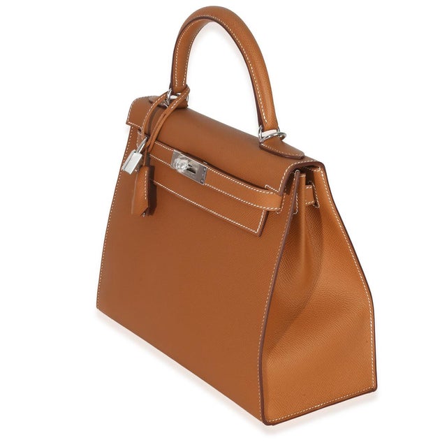 Contemporary Gold Epsom Sellier Kelly 28 PHW For Sale - Image 3 of 8