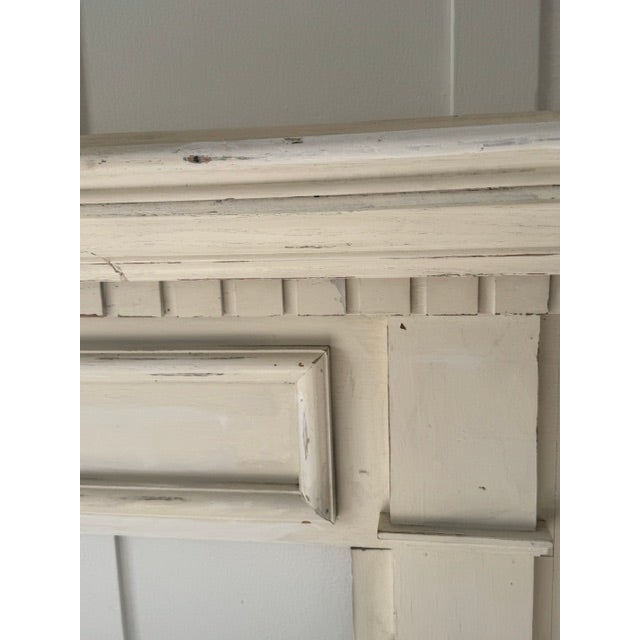 Timeless, charming farmhouse/cottage/beach house/ English country style handmade wood mantel/fireplace surround. Also...