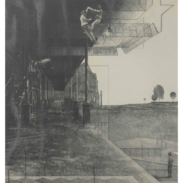 Contemporary Peter Milton "Passage Iv" Etching, 1975 For Sale - Image 3 of 9
