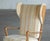Mid-Century Modern Danish Midcentury Wingback Lounge Chair With Exposed Sides For Sale - Image 3 of 13