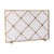Contemporary Aged Gold Celeste Fireplace Screen Iron For Sale - Image 3 of 12