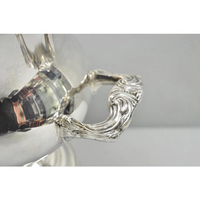 Vintage Sheridan Silver Plated Trophy Cup Urn Champagne Chiller Ice Bucket For Sale - Image 10 of 16