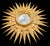 This Vintage Giltwood Sunburst Concave Mirror is a charmingly radiant and timeless wall piece for any buyer seeking to...
