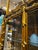 1970s 1970s Stunning Gilded Gold Ornate Oversized Display Cabinet With Glass Shelves For Sale - Image 5 of 12