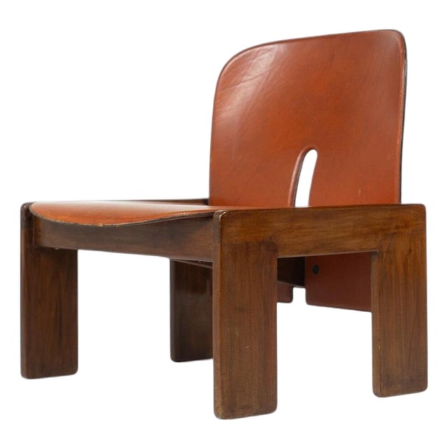 Model 925 Easy Chair by Afra and Tobia Scarpa for Cassina, Italy, 1960s For Sale