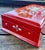 Vintage Japanese Red Lacquer Smoking Box With Mother-of-Pearl Pomegranate Inlay, KBS-Tv Presentation Piece, 1963 For Sale - Image 4 of 12